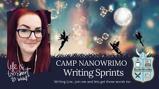Camp NaNoWriMo / Writing Sprints / 3 hour Live / Lets get productive