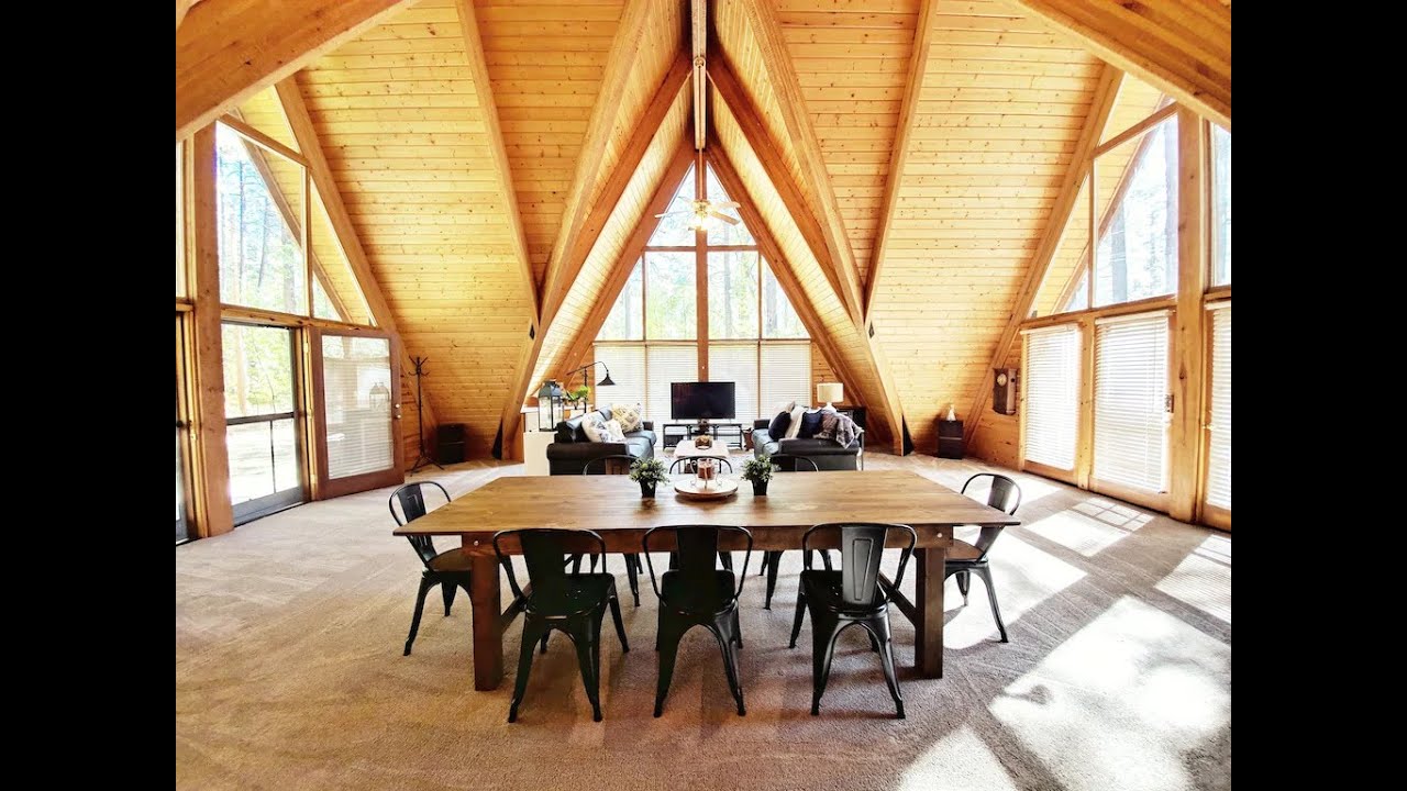 AZ Aframe Masterpiece in White Mountain Summer Homes YouTube