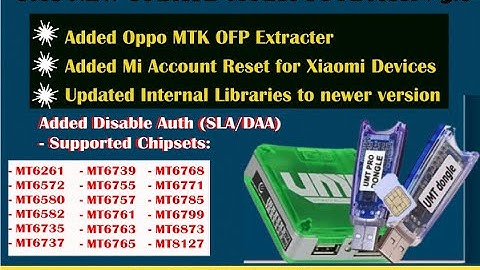 Umt New Update Multi Tool v 3.8 | Oppo Realme OFP File Extract | MTK CPU MI Account Reset