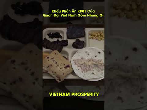 Video Khẩu Phần Ăn KP01 Của Quân Đội Việt Nam Gồm những gì - youtube
