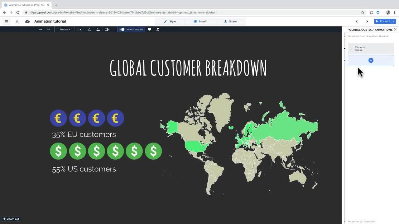 Animationen In Prezi Present Verwenden Prezi Support Center