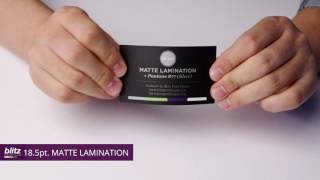 18 5PT MATTE LAMINATION  Business Card by Blitz Print House screenshot 5