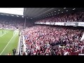 Liverpool FC Supporters Singing You&#39;ll Never Walk Alone against Birmingham City