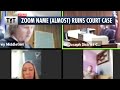 NSFW Zoom Name (Almost) Ruins Court Case