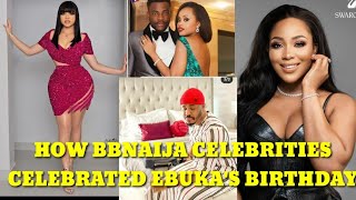 HOW NENGI AND BBNAIJA HOUSEMATES CELEBRATED EBUKA ON HIS BIRTHDAY