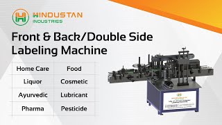 Front & Back/Double Side Sticker Labeling Machine Successfully Delivered in Uttrakhand