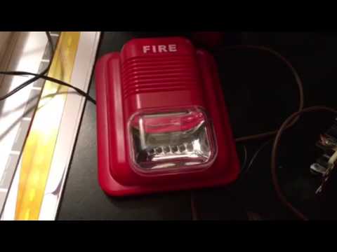 Fire alarm demo - YouTube