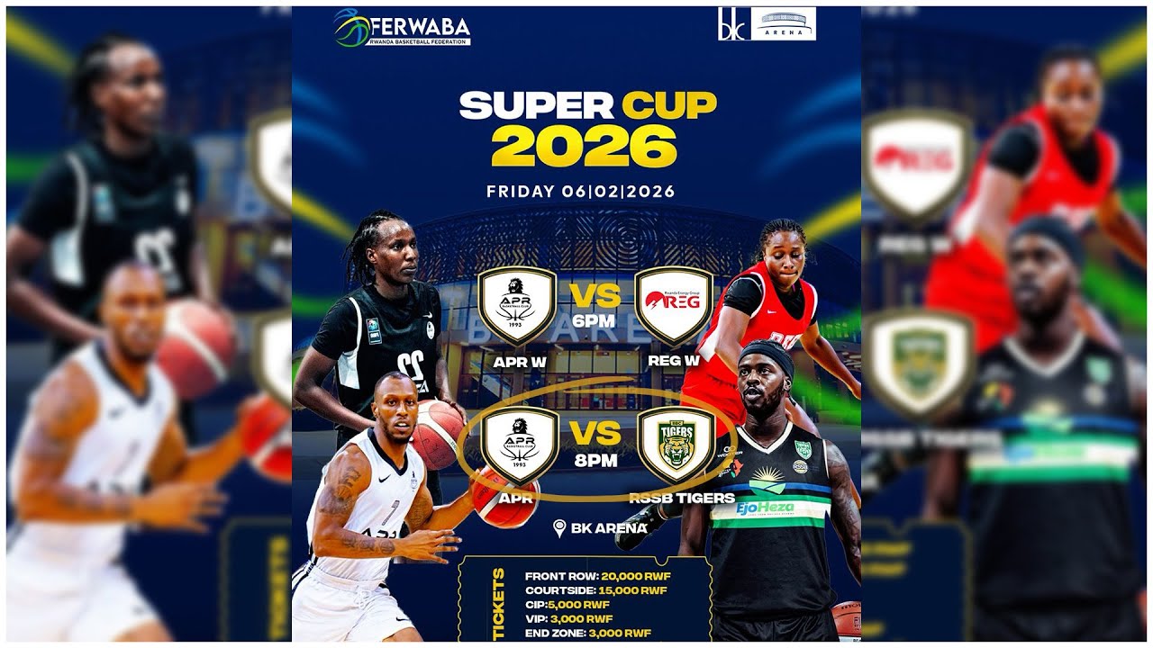 APR  Vs RSSB TIGERS Rwanda Super Cup 2026 - 6th Feb @ BK Arena