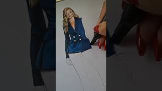 drawing for fashion designer &quot;casual&quot;#art #love #drawing #viral #painting #shorts #short #shortsfeed