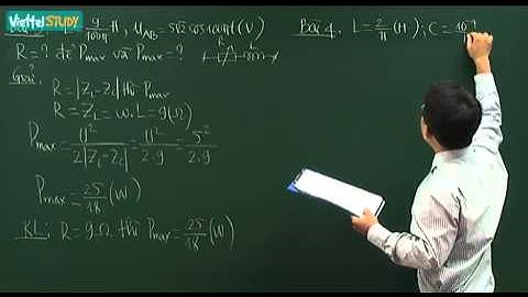 Phương pháp giải dạng toán cực trị trong mạch điện xoay chiều có R - kenhdaihoc.com