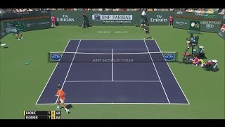 2015 Roger Federer Hits Double Hot Shot