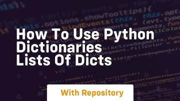 how to use python dictionaries lists of dicts