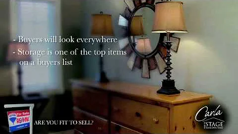 Are you fit to sell?  Clear the clutter and do som...