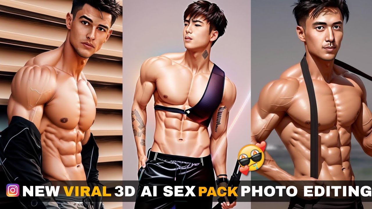 Instagram 3D Sex Pack Photo Editing | Best Ai Avater Photo Editing | Body  Builder Photo Editing - YouTube