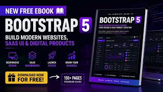 FREE Bootstrap 5 Ebook — Learn How to Build Professional Websites &amp; SaaS Dashboards