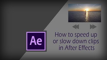 How to Speed up and slow down footage in After Effects | After Effects Tutorial
