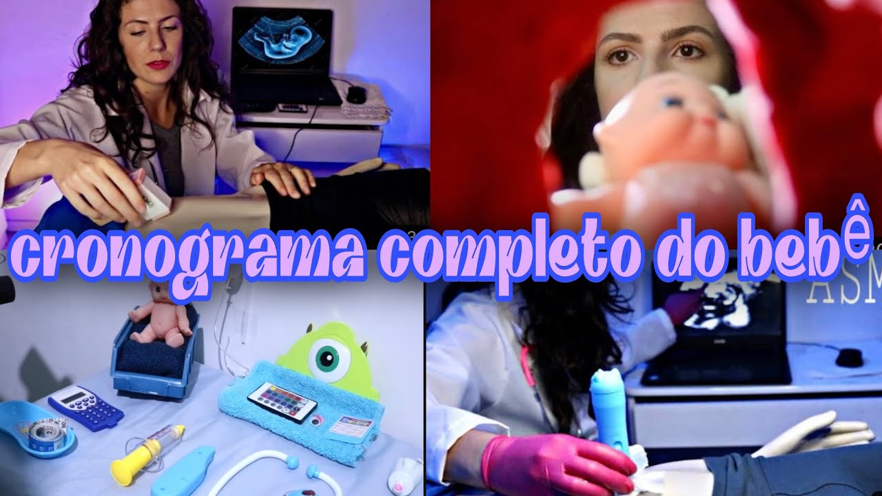 ASMR OBSTETRA: primeiro ultrassom,sexo do bebê,anestesista,parto,primeira consulta do bebê