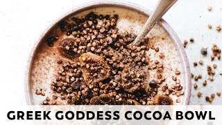 Greek Goddess Cocoa Bowl from Nourishing Superfood Bowls