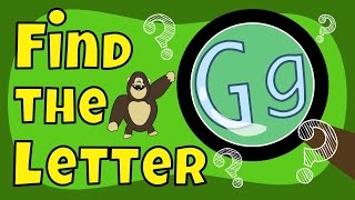 Alphabet Games Find The Letter G