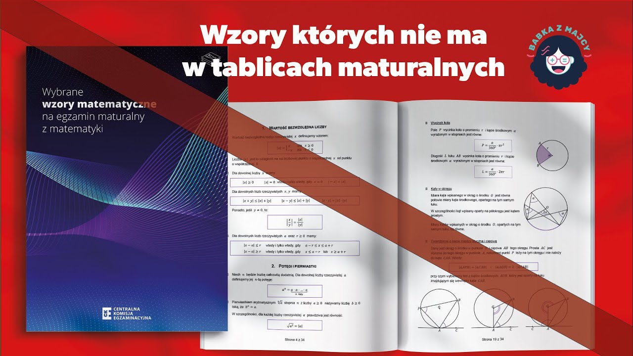 Wzory Matematyczne Których Nie Ma W Tablicach Wzory, których nie ma w tablicach maturalnych 2023 - YouTube