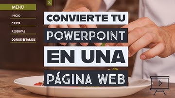 "Convierte" tu Powerpoint en una página web