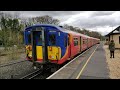 (4K) Class 455 passing Micheldever with a squeaky 2-tone - 5 April 2021