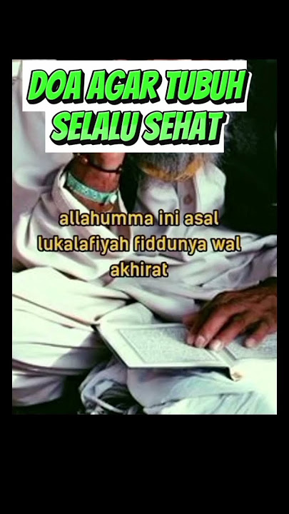Doa agar tubuh selalu sehat, #doa #shorts