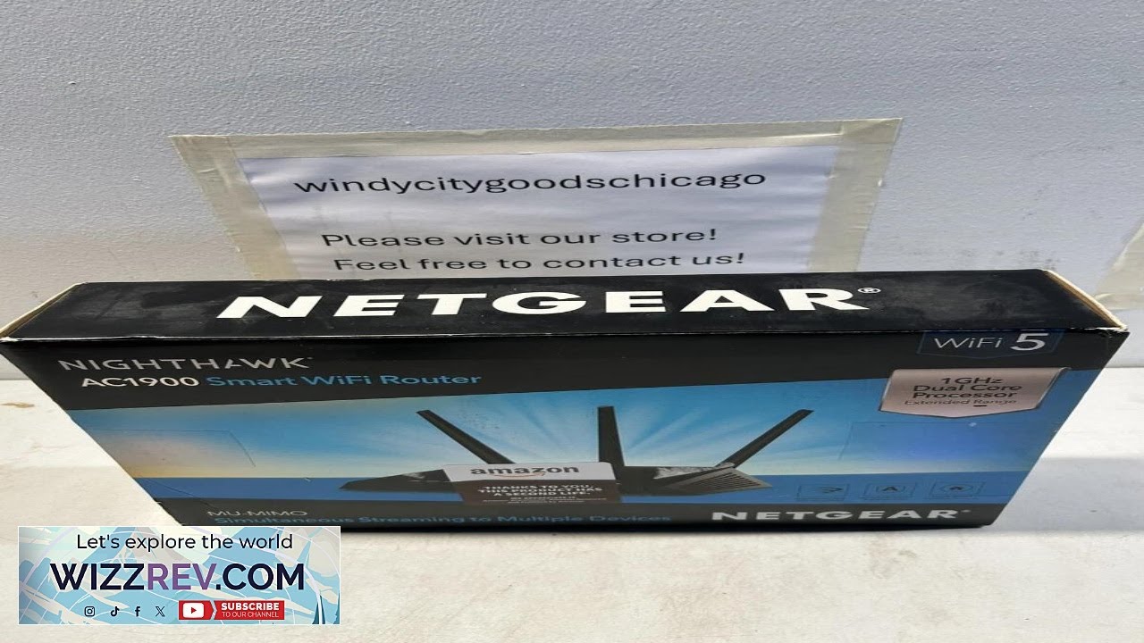 Netgear Nighthawk AC1900 Dual Band Smart Wifi Router R6900 606449118223 ...