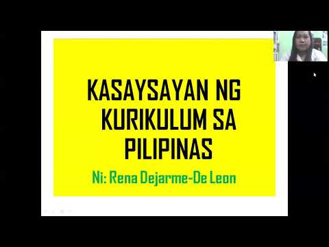 Kasaysayan ng Kurikulum sa Pilipinas