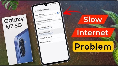Samsung Galaxy A17: How to Fix Data Connection Problem / samsung a17 Internet Speed Fast Kaise kare