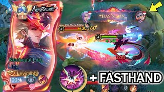 LING NEOBEAST FASTHAND & SUPER AGGRESSIVE ROTATION GAMEPLAY | LING BEST BUILD & EMBLEM 2025