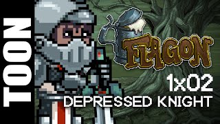 FLAGON (#02) DEPRESSED KNIGHT