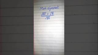 Math Olympiad | A Nice Math Olympiad Problem | Can You Solve? #matholympiad #maths #how
