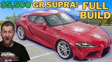 Rebuilding A WRECKED Toyota GR Supra! - FULL BUILD!