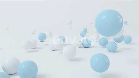 Bouncing soft balls with white background | Motion Graphics - Envato elements