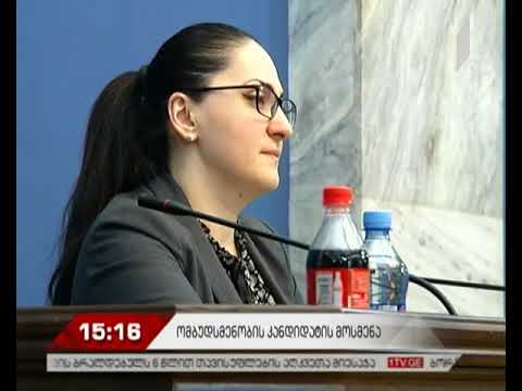ომბუდსმენობის კანდიდატს, ნინო ლომჯარიას პარლამეტში მოუსმინეს