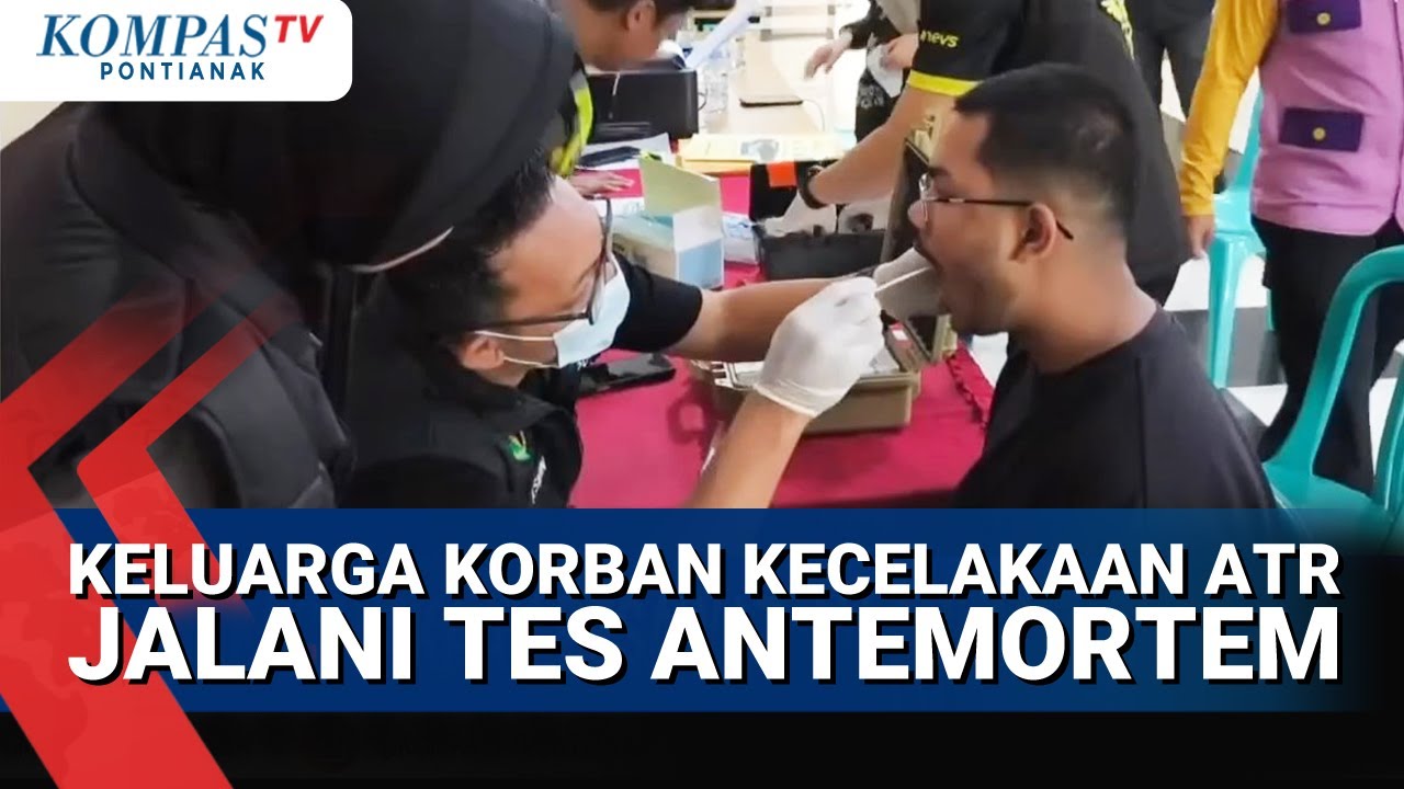 Keluarga Korban Kecelakaan Pesawat ATR 42-500 Jalani Antemortem