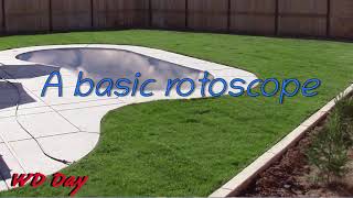 Basic rotoscope demo, using Kdenlive 20.08.1
