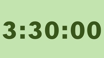 3 Hour 30 Minute | 210 Minute Countdown Timer