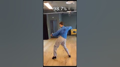 BLUE SHIRT GUY IRL! (🎥 : @manlikeisaac ) DID HE GET 100%?? #blueshirt #dance #meme #whisk #funny
