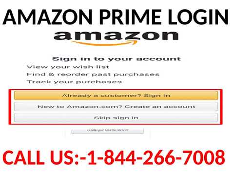 what is my amazon prime video login