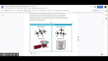 Lesson 2, Molecules and Extended Structures Reading and Question