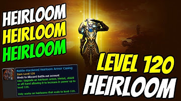 Heirloom Level 120 Upgrade Token & Prices Reduction 8.1.5 PTR | World of Warcraft Battle for Azeroth
