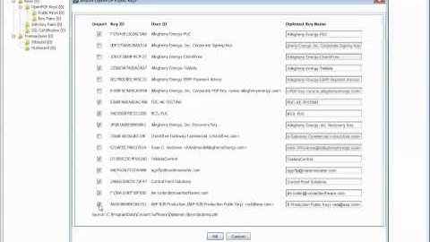 Step 2 Import PGP Keys