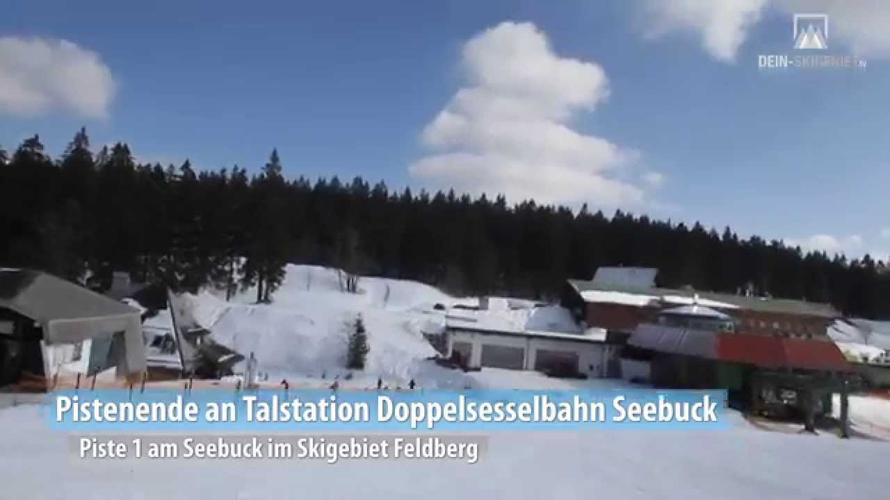 Rennhang am Seebuck (Piste 1 im Skigebiet Feldberg/Schwarzwald)