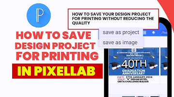 How to save your design project for printing in pixellab