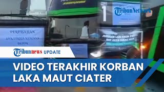 Rekaman Video Terakhir Siswa SMK Lingga Kencana Depok saat Naik Bus sebelum Kecelakaan Maut Cianter