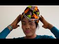 1mins head wrap tutorial 🫢#headwrap