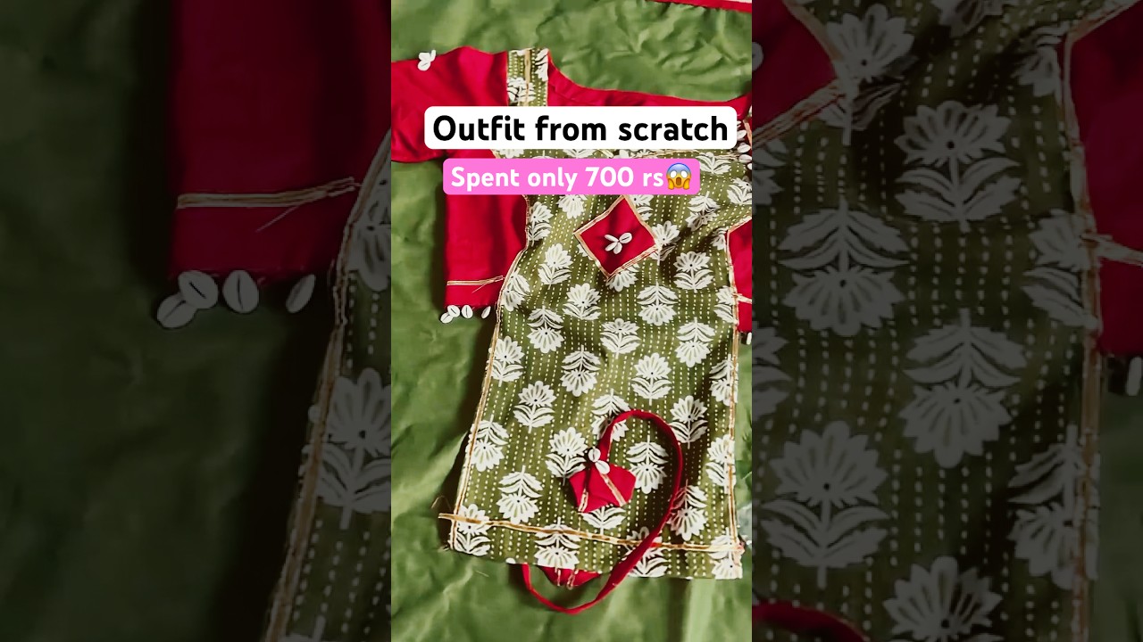 I stitched my navratri outfit!!💃🏻😀 