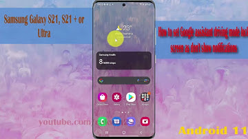 How to set Google assistant driving mode lock screen as don